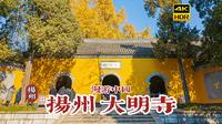 [4K HDR]一念清修心自远，漫步扬州大明寺 | 漫游中国 | 江苏 扬州 | 云旅行 沉浸式 漫步 POV 旅行 白噪音 CITY WALK