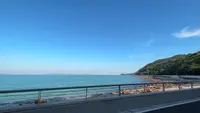 【在路上】深圳大鹏东山鹿嘴碧道观光车