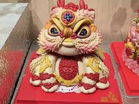 西安非物质文化遗产中心的一个花馍展览