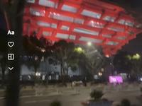 晚上的中国馆好亮 #中国馆 #中华艺术宫 #上南 #中国红