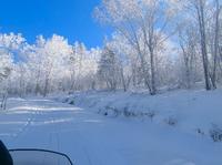 雪谷羊草山雪地摩托车，羊草山狗熊岭