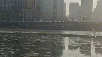 金钢桥三叉河口
