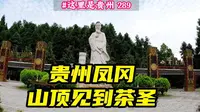 走进贵州凤冈茶海之心，见到茶圣陆羽雕像，山路弯弯自驾好去处