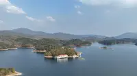 “一镜到底”畅游最美观音湖（无人机视角）