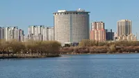 一湖三岛 哈尔滨太阳岛国家湿地公园