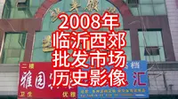 2008年临沂西郊批发市场历史影像，华丰国际商贸城，华丰国际服装城