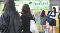 东山口逛街看小姐姐