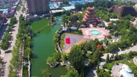 新乡京华园名胜风景区，仿佛就是一张微缩版的中国地图