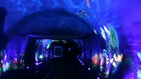 (不推荐乘坐)电车男POV 36：外滩观光隧道 浦东→浦西方向 前面展望