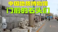 不愧是中国地质博物馆，光门前的石头就这么有意思