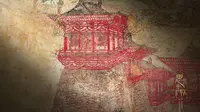 思接千载——陕西历史博物馆科普短视频展播·懿德太子墓壁画阙楼图