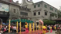 佛山祖庙醒狮表演