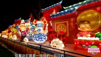 点亮淄博的夜~玉黛湖花灯~