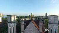 【航拍抚州】全国四大天主教堂之一圣约瑟大教堂