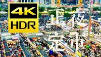 【4k】正定夜市航拍
