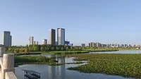 内蒙古鄂尔多斯红海子湿地公园