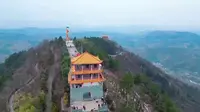 航拍女娲山
