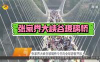张家界大峡谷玻璃桥建成开放