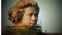 1000余名工人共同完成中国最大的毛主席雕塑，揭秘幕后故事