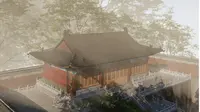 五龙宫父母殿复原渲染