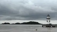 暴雨前的珠海 城市客厅 沿线