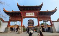 [沉浸式游览黄鹤楼][4K][旅行]第一人称游览武汉黄鹤楼公园