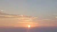 泰山瞻鲁台日出实拍，十倍速播放