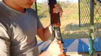 【射击】沈阳棋盘山，体验霰弹枪打飞盘