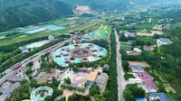 航拍庆阳北石窟驿