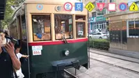 长春有轨电车54路长影方向全程原速展望