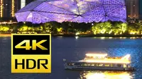 【4K HDR】璀璨沈阳之航拍浑河晚渡