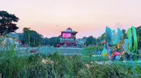 古韵鎏光.灯火安阳 美丽的后仓湖 安阳短视频联盟