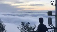 福建省三明尤溪县枕头山的云海日出，你绝对没看过！