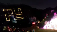 山东泰安泰山封禅大典实景演出片段
